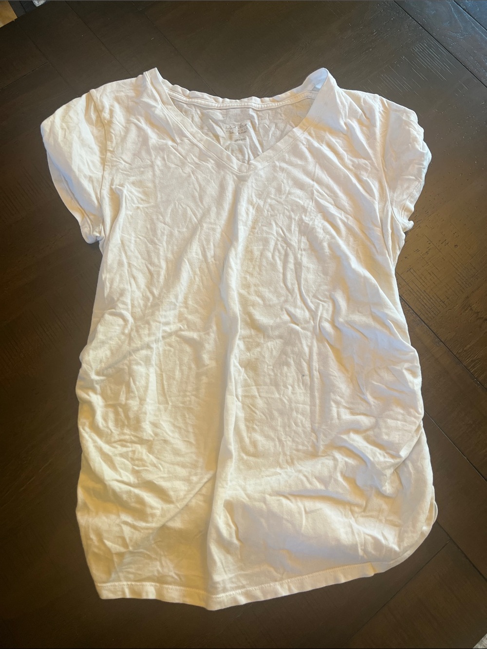 Classic White V-Neck Women's Tee